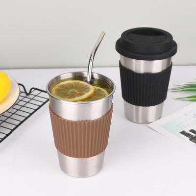 China Sustainable 16oz Stainless Steel Tea Cup Stainless Steel Cup Mug With High Quality for sale