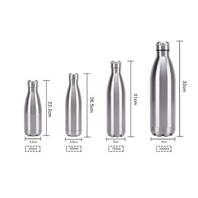 China 350ml Double Wall Vacuum Flask Stainless Steel Water Bottle Cola Shape Sustainable Fitness Water Bottle for sale