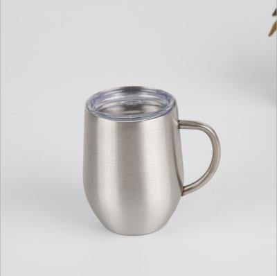 China Factory Sustainable 14oz Stainless Steel Travel Coffee Tumbler Mug Directly With Customized Handle for sale