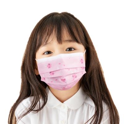 China Lovely cartoon cute non-woven kids facemask design face mask kids 3ply disposable child face mask for sale