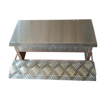 China Modern Galvanized Automatic Sheet Metal Poultry Chicken Feeder for sale