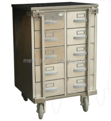 China Hospital Modern High Quality Multiple Medical Trolley Trolley Drawer Medical Trolley With Wheels for sale