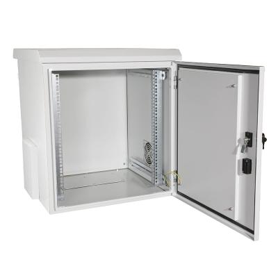 China High Quality Custom Rack 9U Mid-steel Table Glass Door Locked Network Cabinet for sale