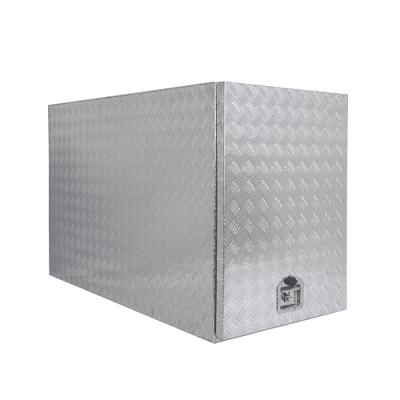 China Ute Truck Trailer Aluminum Portable 3/4 Corner Pickup Truck Tool Box Tool Box for sale