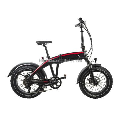 China 2022 new arrivals 20inch aluminum alloy folding fat tire electric bike 20 inch European warehouse for sale