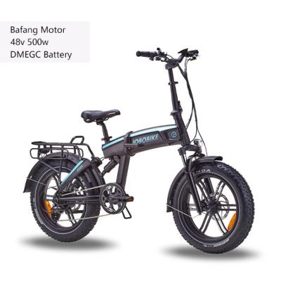 China Aluminum alloy direct wholesales HiBo TDN46Z-FS aluminum alloy tire folding 500w 48v fat bike max speed ebike electric fat bike fat bike for sale