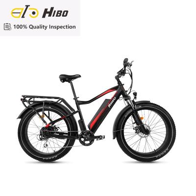 China Aluminum Alloy Drop Shipping EBIK 250W 14AH Fat Tire HIBO TDE33Z-F Electric Bike Mountain Bikes Spirit Road Adult Electric Bike Fat Tire for sale