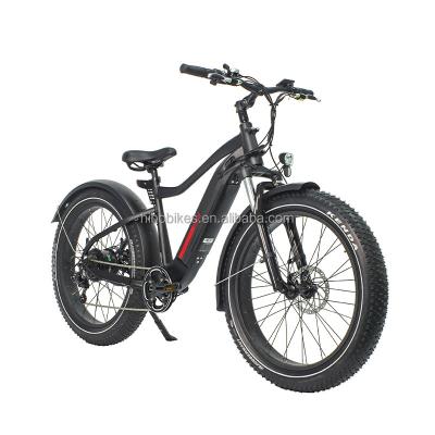 China Amazon 750w 1000w motor aluminum alloy fat tire electric bike mountain bike fatbike e bicycle hot sale for sale