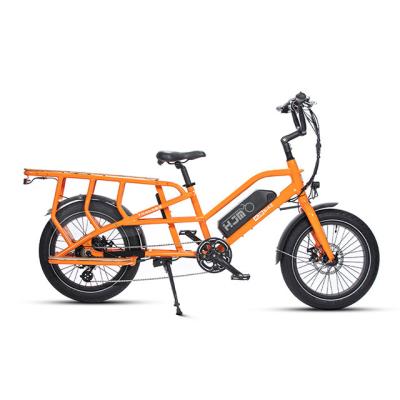 China 2022 Newest Best Selling 48V 15A Aluminum Alloy 750W Expedition Electric Bike Fat Tire ebike Fat Tire Hot Cargo Free Battery For Shipping for sale