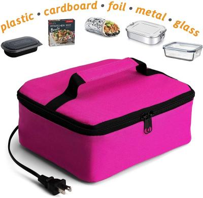 China Customized Reusable Insulated Portable Food Heater Lunch Bag Heater Lunch Bag Heater Tote Lunch Bag with USB for sale