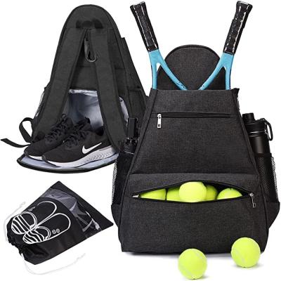 China Fashion OEM Sports Bag Tennis Backpack With Shoes Compartment for sale