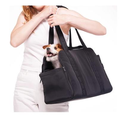 China New Design Stocked Innovate Everywhere Pet Carrier Shoulder Tote Bag Suitable Dogs Puppy Travel Carrier Purses Pet Bags for sale