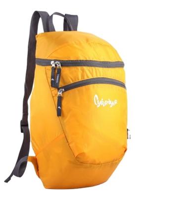 China With USB fold bag backpack to expand sports bag for sale