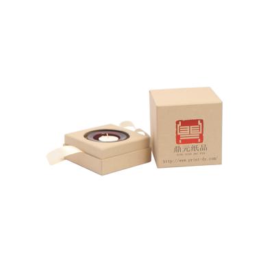 China Handmade Making Customized Candle Gift Packaging Box With Ribbon for sale