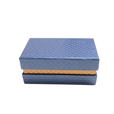 China 2021 Hot Selling Recycled Materials Custom Fancy Paper Two Pieces Packaging Set Jewelry Box for sale