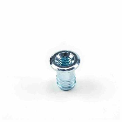 China Heavy Industry Factory Cost Heat Wire Galvanized Wood Furniture Insert Nut Threading Reverse Thread Nuts for sale