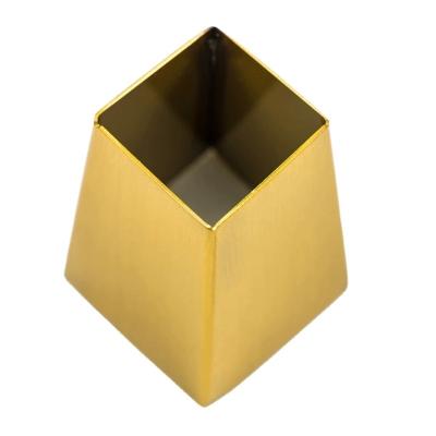 China Brass Color Structural High Quality Steel Decorative Pipe Gold Heavy Industry Furniture Protective Support Case for sale