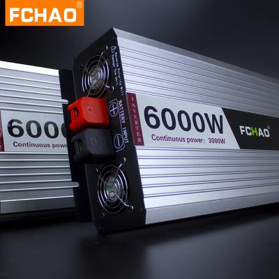 China FCHAO RTS 3000W 6000W AC 220V 230V 240V 50/60Hz DC 12V 24V 48V Power Off Pure Sine Wave Inverter 47.5CM*22CM*9.2CM for sale