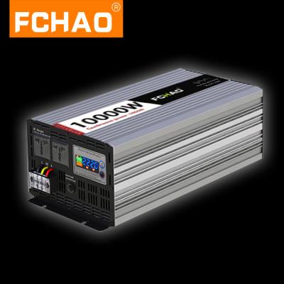 China FCHAO 5000W 10000W 12V 24V DC to Solar Grid Power Off AC 220V 230V 50/60Hz Pure Sine Wave Inverter 48CM*22CM*15.5CM for sale