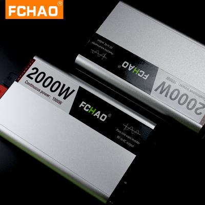 China FCHAO 1000W 1500W 2000W 2500W 3000W 4000W 5000W 6000W DC 12V 24V 48V to AC 110V 220V 230V Pure Sine Wave Solar Power Inverter 32.5CM*18CM*6.9CM for sale