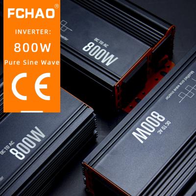 China FCHAO RTS 800W DC 12V 24V 48V to AC 110V 127V 220V 230V 50/60Hz Solar Power Off 800W Grid Modified Sine Wave Inverter 28CM*13CM*9.5CM for sale