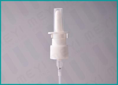 China Ribbed Closure 20/410 Nasal Spray Pump , Plastic Hand Nasal Mist Spray Pump for sale