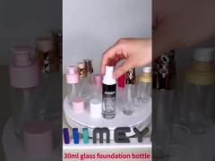 Glass foundation bottles