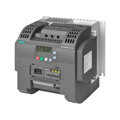 China 6SL3210-5BE25-5UV0 Siemens SINAMICS V20 frequency converter 5.5KW 3AC 380V without filter 6SL3210-5BE25-5UV0 for sale