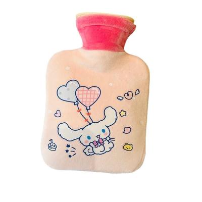 China Hot Selling PVC Water Bag High Density Hot Water Bottle Bag PVC Hot Water Bag With Plush Cover for sale