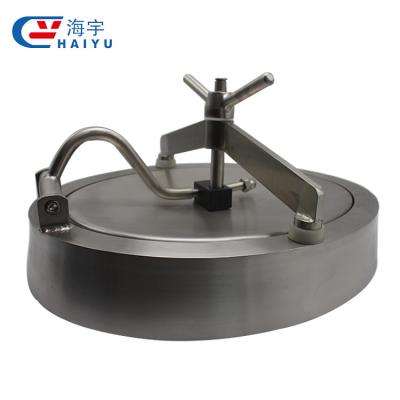 China industry ellipse sanitary manhole cover/stainless steel manhole cover/manway cover for sale