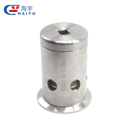 China Dairy Wenzhou Manufacturer Stainless Steel Sanitary Relief Safety Valve for sale