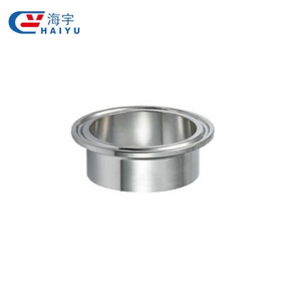 China 22001 Stainless Steel Sanitary Flange Fittings 14WMP 14AMP Clamped Ferrule for sale