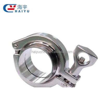 China Sanitary Adjustable Pipe Clamp/Quick Lock Pipe Clamp for sale