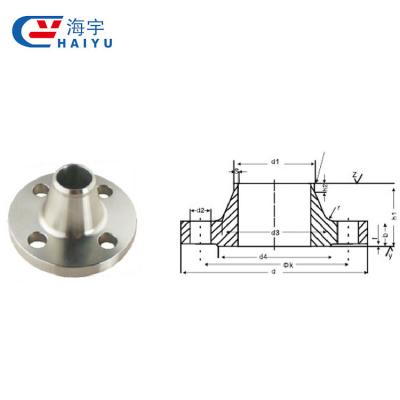 China Sanitary Stainless Steel Welding Din Neck DIN2631 Welding Flange for sale