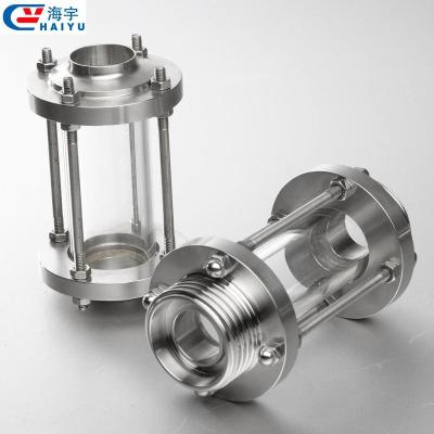 China Sanitary Stainless Steel Stainless Steel Quick-install Sight Glass for sale