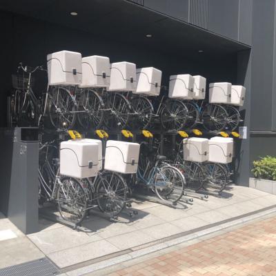 China High Quality Aluminum Space Saving Bicycle Storage Rack For Outdoor Use (AFS Type) for sale