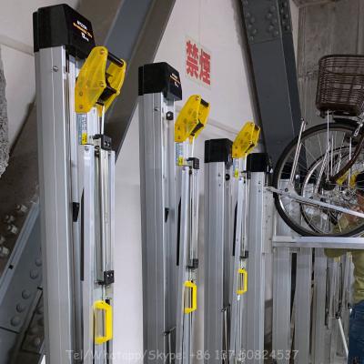 China Durable and easy to use newly released bi-level bike racks with foldable vertical lift for sale