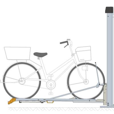 China Durable and easy to use two tier bike rackstwo row bike stands for saletwo row bike stands for UK market for sale