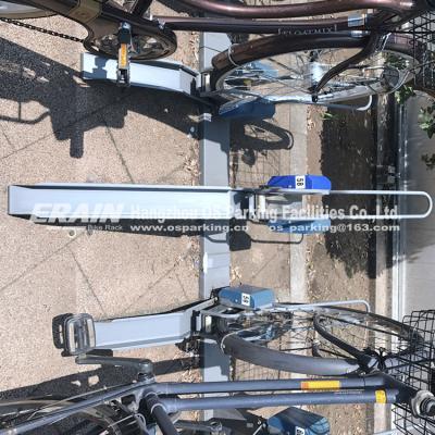 China Newly Durable And Easy To Use Innovative Anti-theft Single Platform Bicycle Stand Rack With Smart Lock for sale