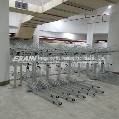 China Steel Experienced Manufacturer Double Platform Bike Storage Rack for sale