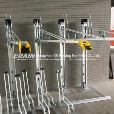 China Double-deck Aluminum Bike Storage Display Rack for sale