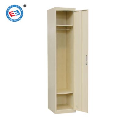 China Office Factory Price Gym Metal Locker Door Automatic Locker Door School Student Sports Clothes Single Steel Locker for sale