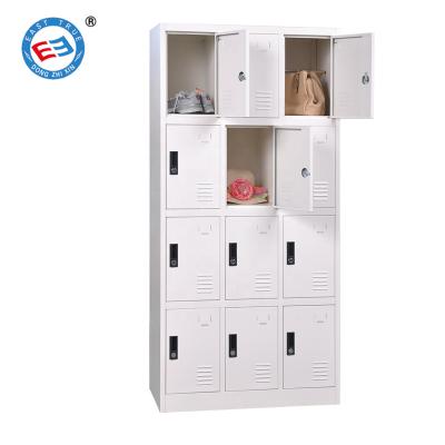 China High Quality Steel Sports Lockers 12 Door Convertible Steel Lockers Wardrobe Metal Cabinet Clothes Locker for sale