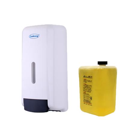 China Commercial Wall Mounted Hand Dispenser De Jabon Liquido Commercial Alcohol Foam Soap Dispenser Mounted Manual Gel Soap Sanitizer for sale