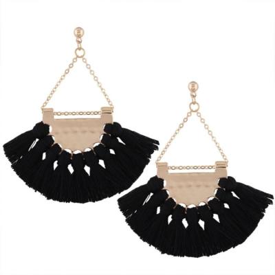 China High Quality Fashion New Style Stud Earrings Bohemian Gold Plated Tassel Earrings Jewelry Wholesale for sale