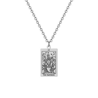 China Europe and America tarot style necklace jewelry chain for sale