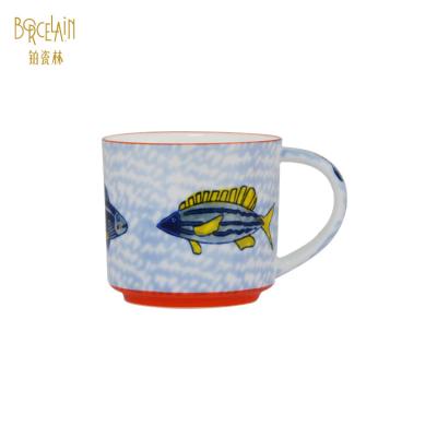 China Good Factory Goods Handmade Custom Printing Ceramic Mug Custom Viable Direct Sales Ceramic Mug Ceramic Mug for sale