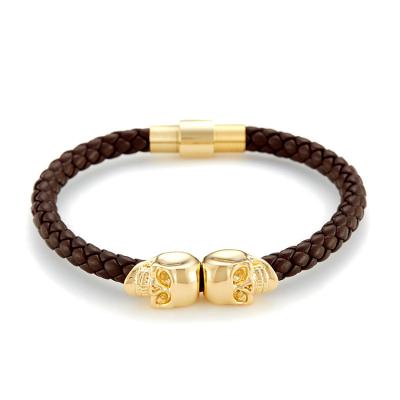 China Charming Braided Wholesale Fashion Colorful Leather Bracelet Men for sale