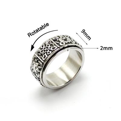 China Wholesale Customized Stainless Steel Biker Jewelry Rings for sale