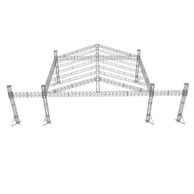 China Ex-factory installation price of portable aluminum lamp truss, aluminum stage lift truss factory for sale